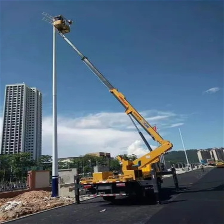 湛河维修路灯的曲臂升降车出租